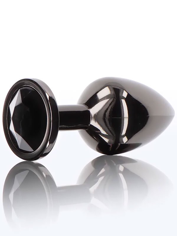 NOXXX Siyah Alüminyum Anal Plug Orta