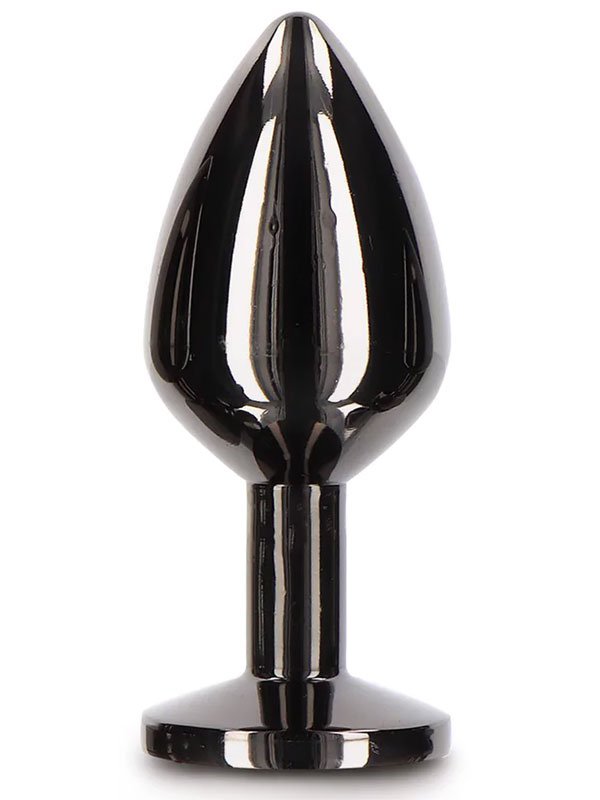 NOXXX Siyah Alüminyum Anal Plug Orta