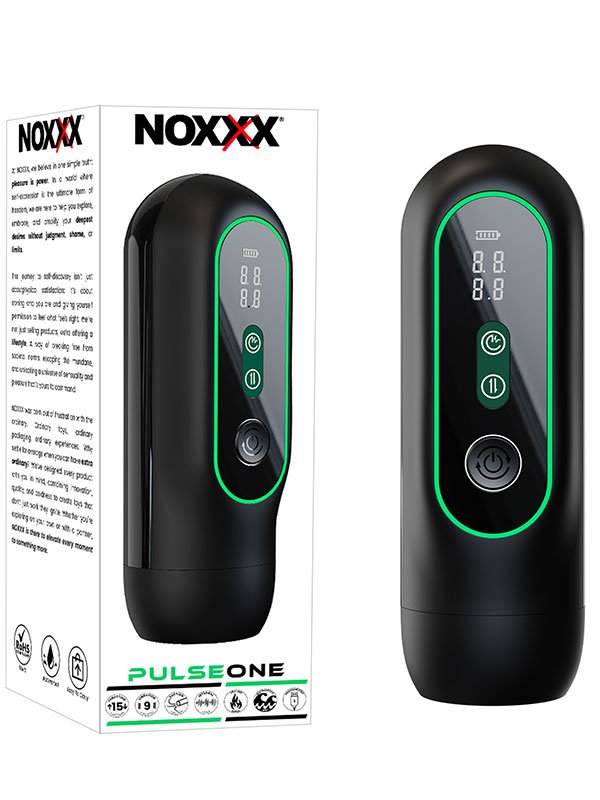 NOXXX PulseOne Isıtmalı Sesli İleri Geri Hareketli Titreşimli Vakumlu Otomatik Mastürbatör