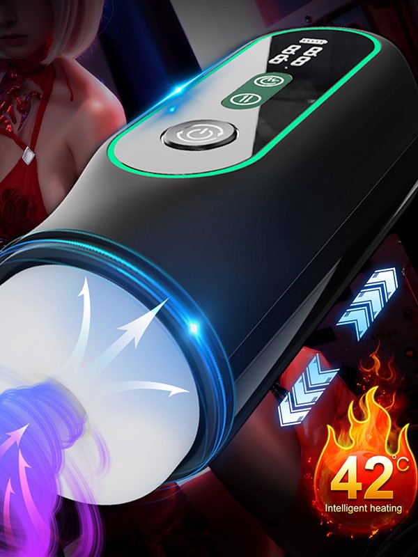 NOXXX PulseOne Isıtmalı Sesli İleri Geri Hareketli Titreşimli Vakumlu Otomatik Mastürbatör