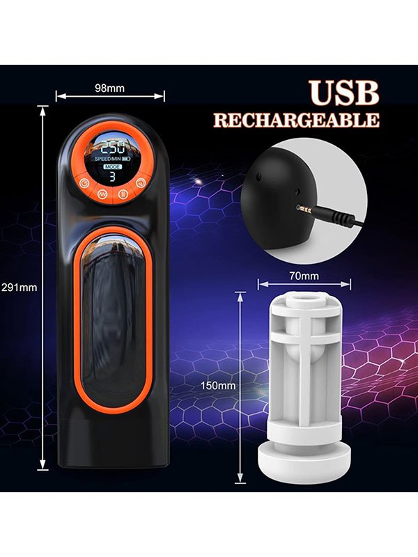 NOXXX ThrustJet İleri Geri Hareketli Vakum ve Ses Özellikli Mastürbatör