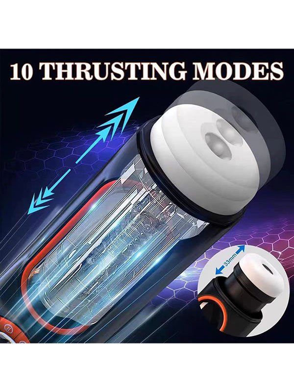 NOXXX ThrustJet İleri Geri Hareketli Vakum ve Ses Özellikli Mastürbatör