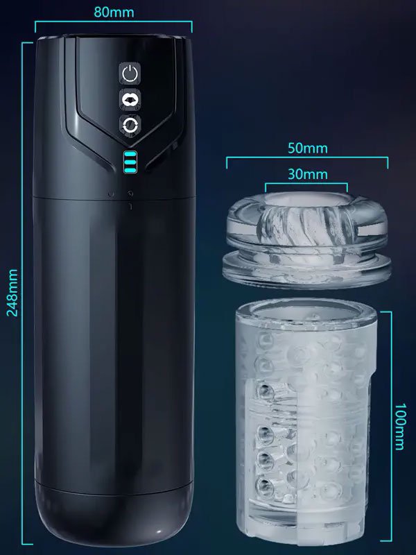 NOXXX CycloPulse Dönme ve Emiş Modlu Mastürbatör