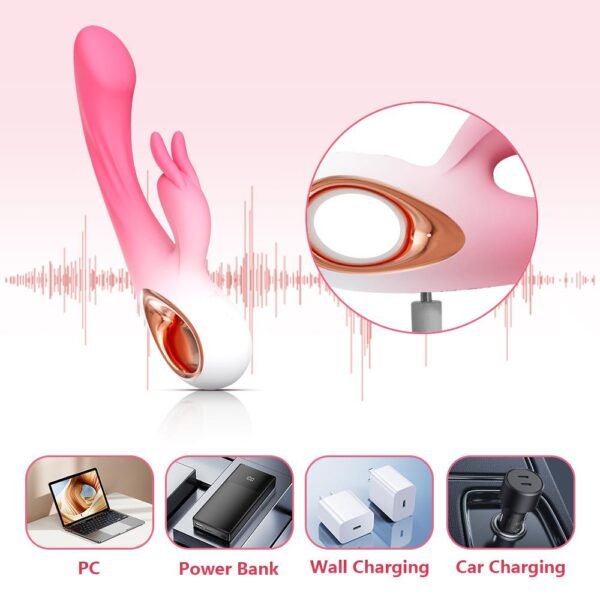 Pembe Tilki Yeni Rabbit Vibratör Rose