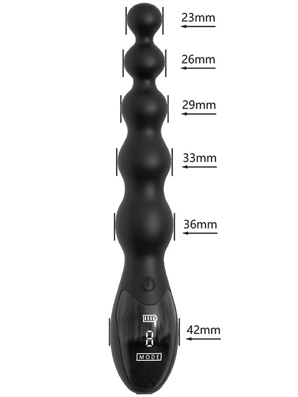 NOXXX Obsidian Boncuklu Anal Vibratör