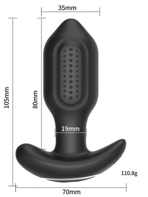 NOXXX A-Heros BUDD APP Kontrol ve Uzaktan Kumandalı 360° Anal Plug