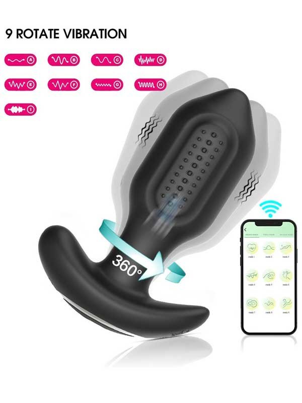 NOXXX A-Heros BUDD APP Kontrol ve Uzaktan Kumandalı 360° Anal Plug