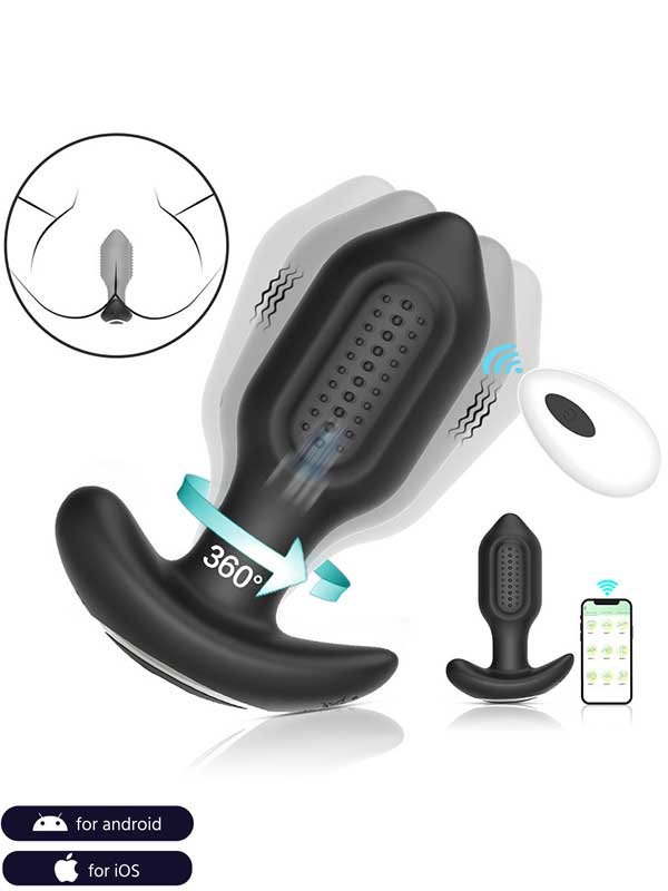 NOXXX A-Heros BUDD APP Kontrol ve Uzaktan Kumandalı 360° Anal Plug