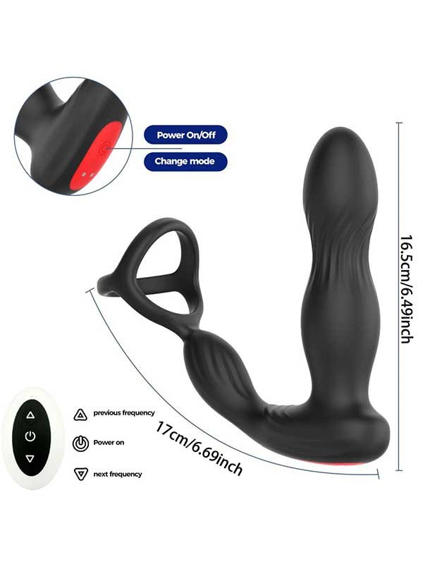 NOXXX Titan İleri Geri Hareketli Halkalı Anal Vibratör