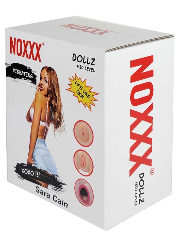 NOXXX Sara Cain 3D Yüzlü Reslistik Vajina Anüslü Şişme Bebek