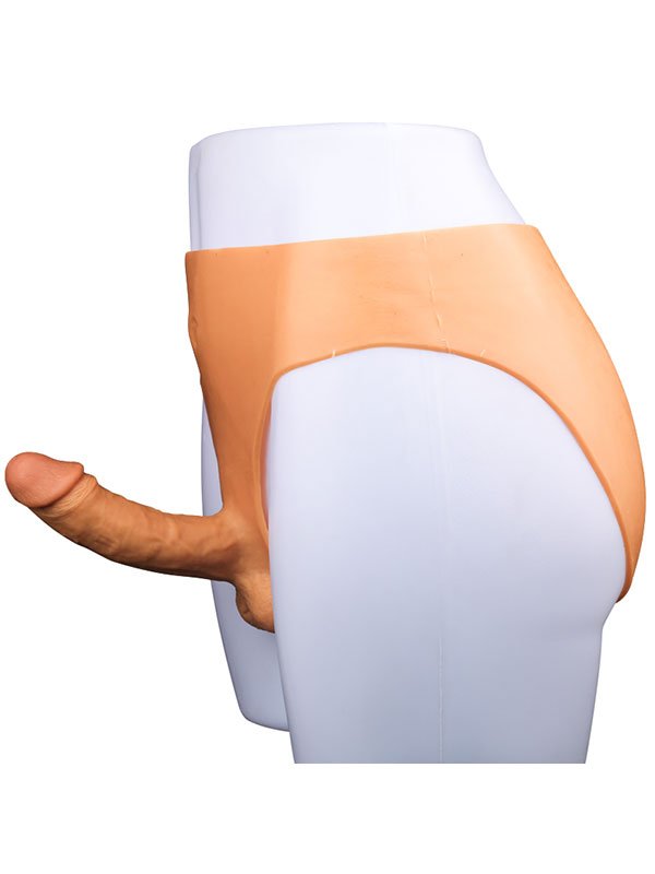 Giyilebilir İçi Dolu Silikon Dildo