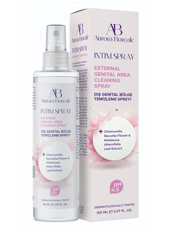 AB3524 Aurora Boreale İntim Dış Genital Bölge Temizleme Spreyi 150ml