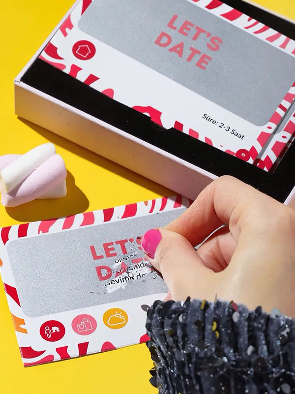 Let's Date Kazı Kazan Kartı