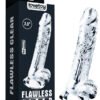 Flawless 7.5'' Clear Jel Dildo 19 cm
