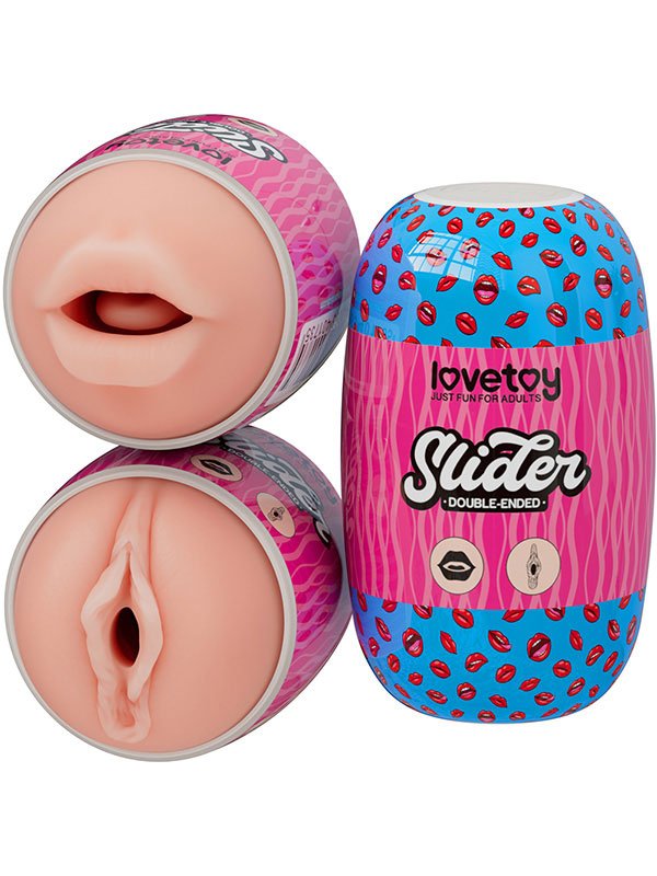 LoveToy Slider Double-Ended Ağız ve Vajina Mastürbator