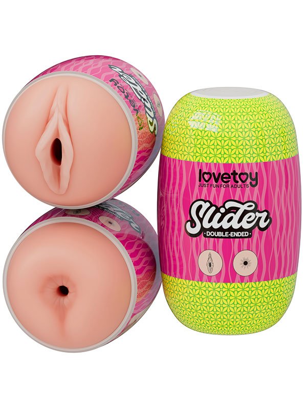 LoveToy Slider Double-Ended Anal ve Vajina Mastürbator