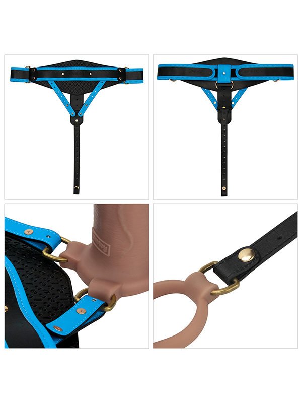 LoveToy Ingen 10'' Enhanced Set L/XL/2XL İçi Boş Kemerli Penis