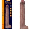 10.5" REAL SOFTEE Rechargeable Silicone Vibrating Dildo