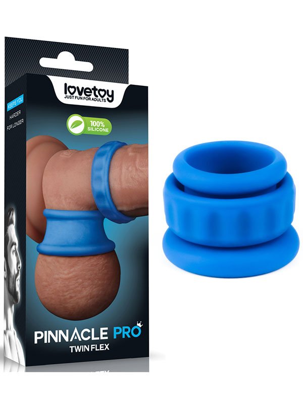 Pinnacle Pro Twin Flex Stretcher Penis ve Testis Halkası