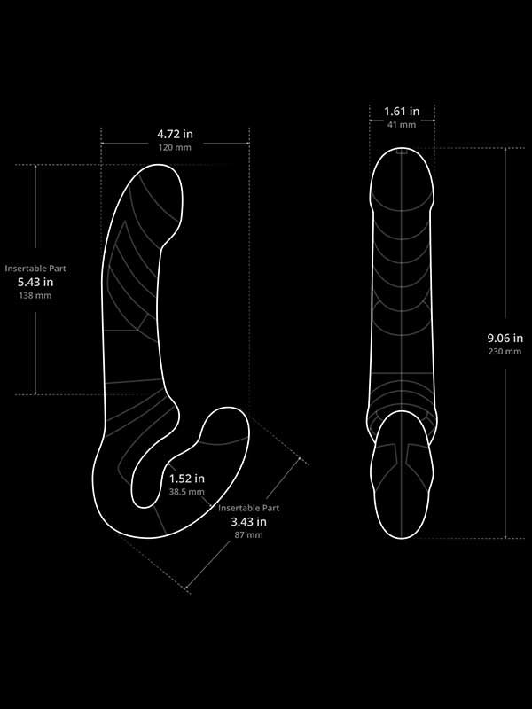 LUSH Lapis Strapless Strap-on App Controlled