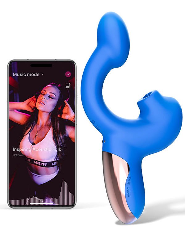 Magic Ponder Telefon Kontrollü Hareket Algılama Özellikli Çift Uyarımlı Vibratör