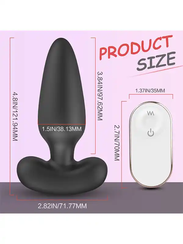 Giyilebilir Uzaktan Kumandalı ve Şarjlı Anal Plug