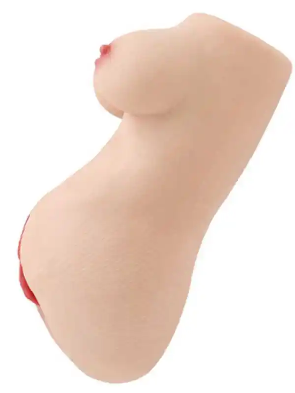 Göğüslü Anal ve Vajinal Çift Girişli Mastürbatör