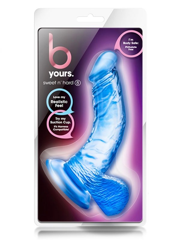 Mavi Jel Dildo 14.5 cm