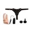 Baile Jessica Çift Uçlu Titreşimli Strap-On Kemer Seti (Pilli)