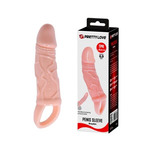 baile-pretty-love-brayden-penis-kilifi-uzatici-halkali-17-5-cm-6013 Baile Pretty Love Brayden Penis Kılıfı & Uzatıcı (Halkalı) 17,5 cm