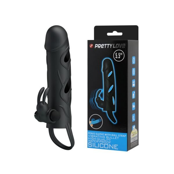Baile Pretty Love Titreşimli Rabbit Penis Kılıfı