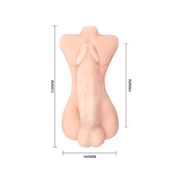 Baile Temptation Bigger Man Kıkırdaklı Torso Dildo
