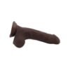 Chisa Bottomless Pleasure Brown Bükülebilir Realistik Dildo 20 cm