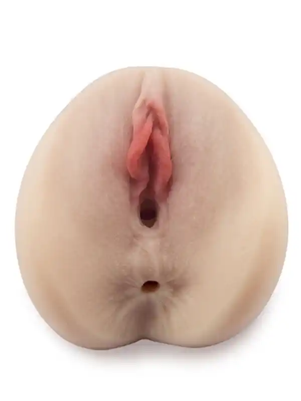 Anal ve Vajinal Çift Girişli Realistik Mastürbatör