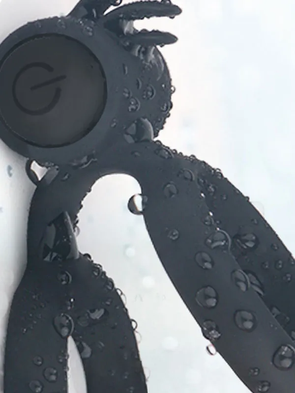 Klitoris Uyarıcılı Çift Halkalı Titreşimli Penis Halkası