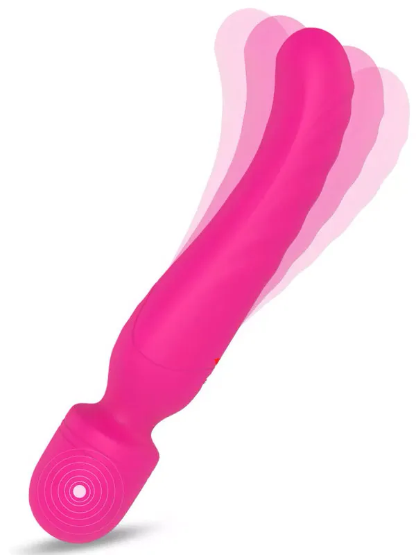 Isıtmalı Masaj Wand Çift Taraflı Vibratör 23 cm