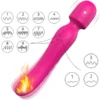 Isıtmalı Masaj Wand Çift Taraflı Vibratör 23 cm
