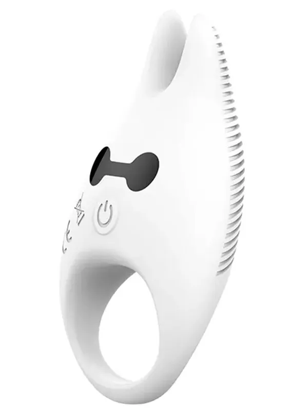 Diablo Led Işıklı Şarjlı Titreşimli Penis Halkası