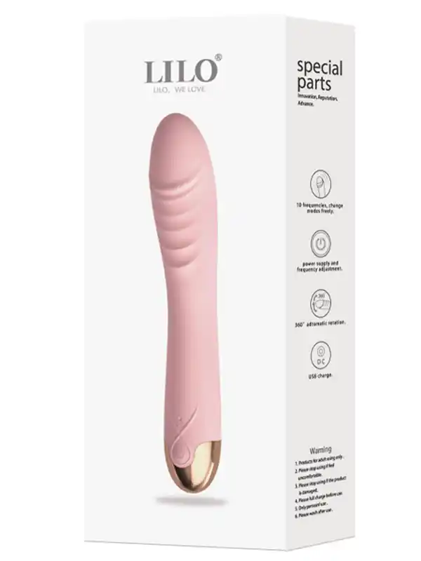 10 Titreşim Modu Dönme Hareketli Şarjlı Vibratör 20 cm