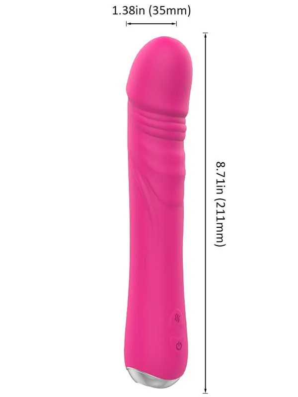 Isıtmalı Titreşimli Esnek Vibratör 21 cm