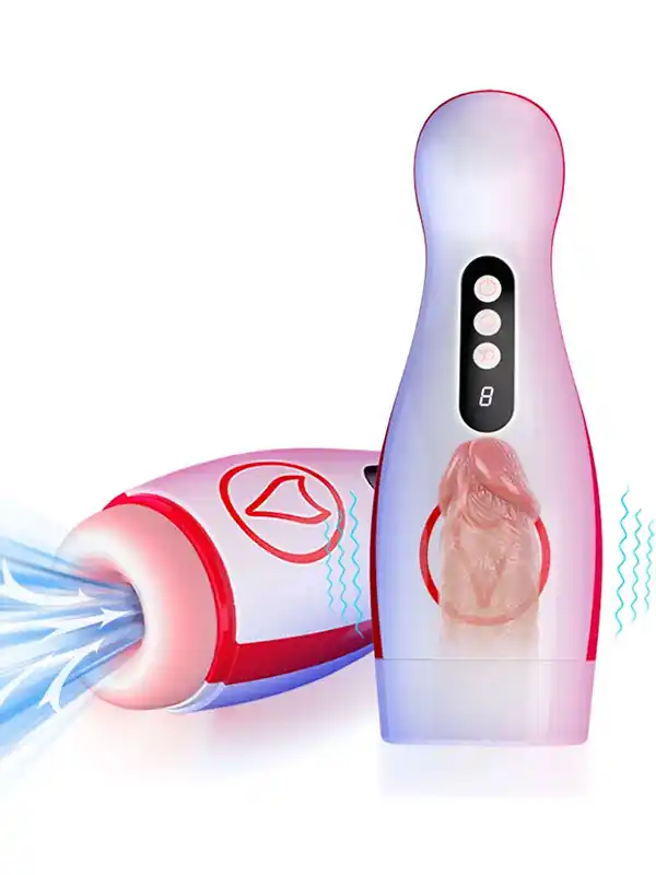 Vakumlu ve Titreşim Özellikli Şarjlı Oral Seks Mastürbatörü