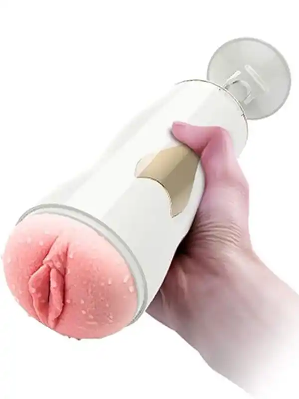 Vajinal ve Oral Titreşimli Şarjlı Sesli Vantuzlu Mastürbatör