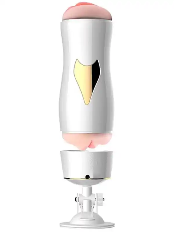 Vajinal ve Oral Titreşimli Şarjlı Sesli Vantuzlu Mastürbatör