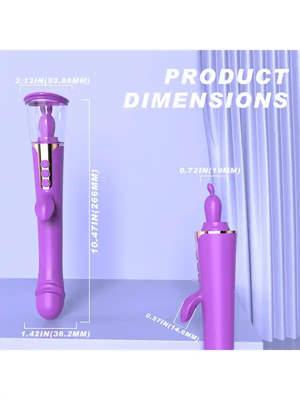 3 İşlevli Çift Taraflı Vibratör