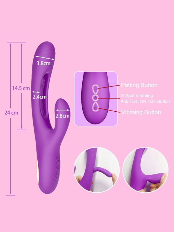 Hareketli Şarjlı Tavşan Vibratör