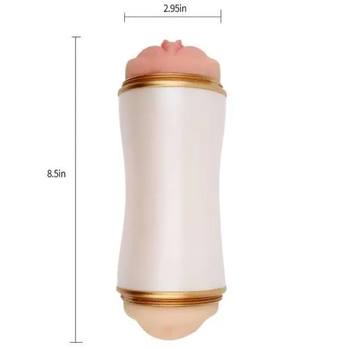 Reallistik Vajinal Oral Çift Taraflı Mastürbatör