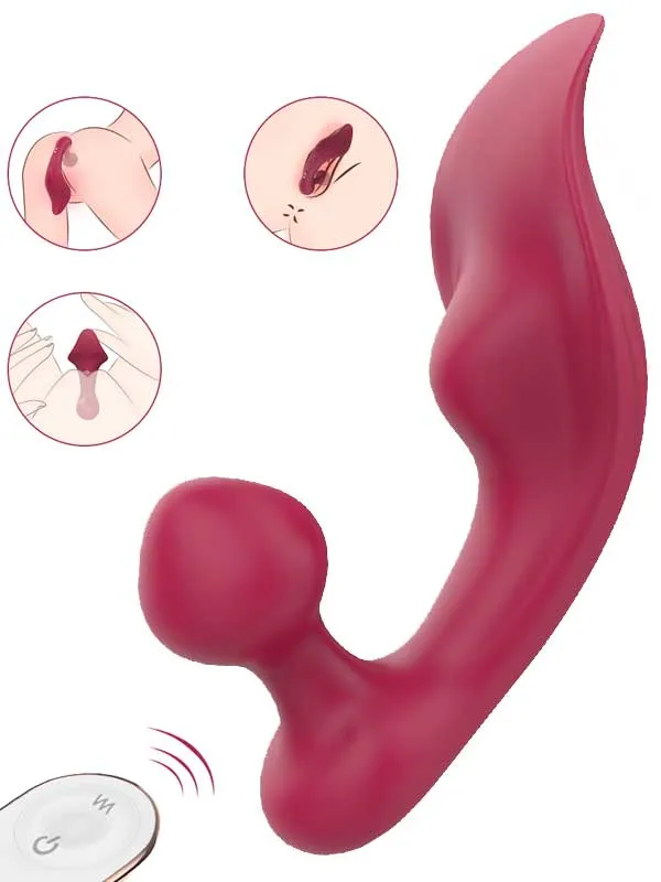 Giyilebilir Anal ve Vajinal Şarjlı Uzaktan Kumandalı Vibratör