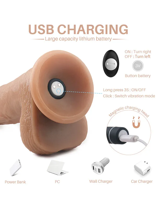 Titreşimli Uzaktan Kumandalı İçi Dolu Belden Bağlamalı Penis 20 cm