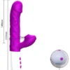 İleri Geri Hareketli Isıtmalı ve Emme Modlu Şarjlı Rabbit Vibratör