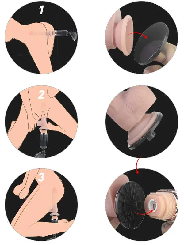 Uzaktan Kumandalı İleri Geri Hareketli Şarjlı Vantuzlu Seks Makinası